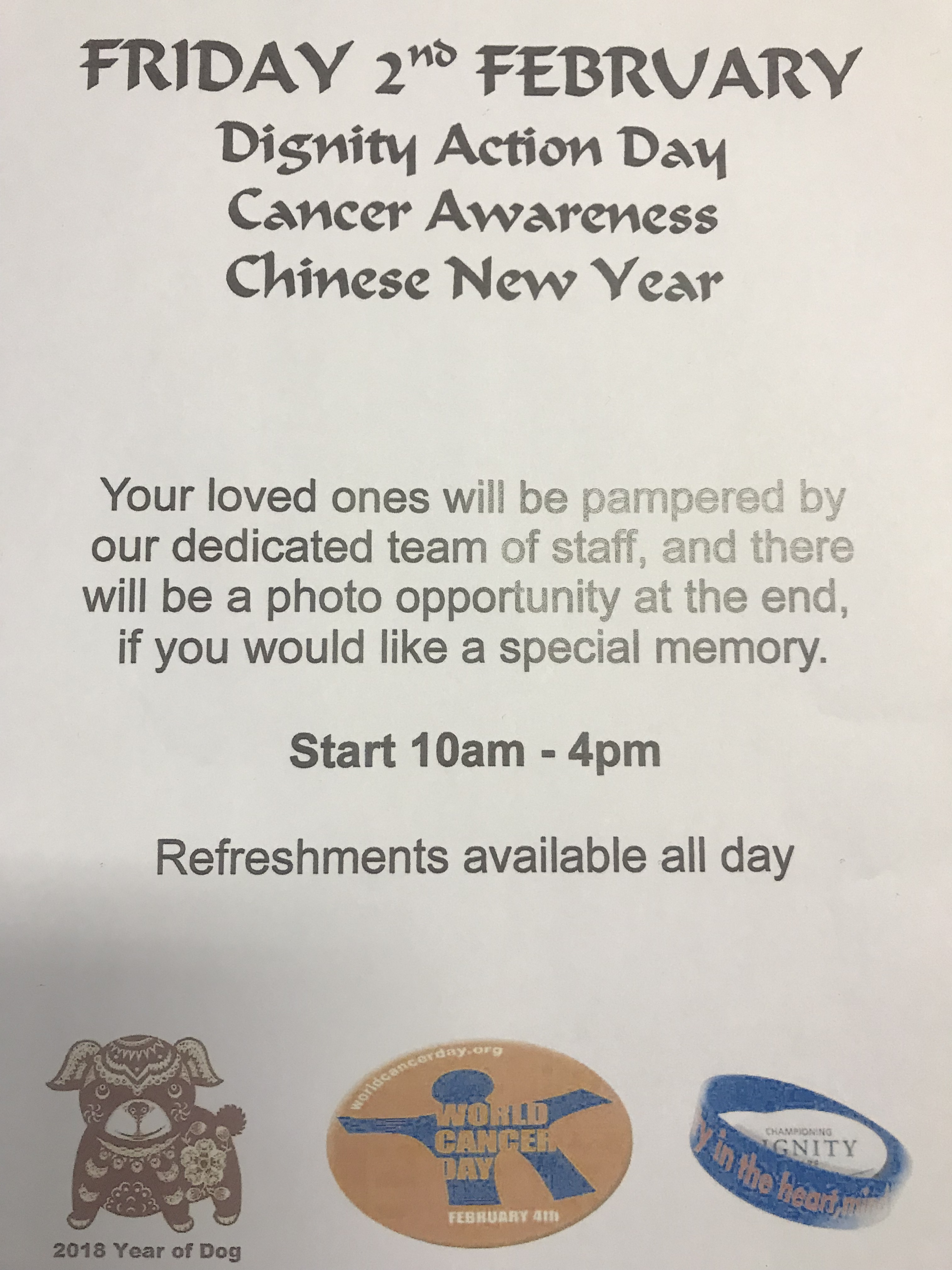 2nd February 2018 - Dignity Action Day - Cancer Awareness and Chinese New Year: Key Healthcare is dedicated to caring for elderly residents in safe. We have multiple dementia care homes including our care home middlesbrough, our care home St. Helen and care home saltburn. We excel in monitoring and improving care levels.